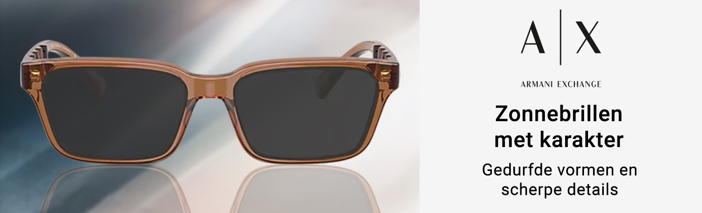 Armani Exchange - Zonnebrillen met karakter: Gedurfde vormen en scherpe details