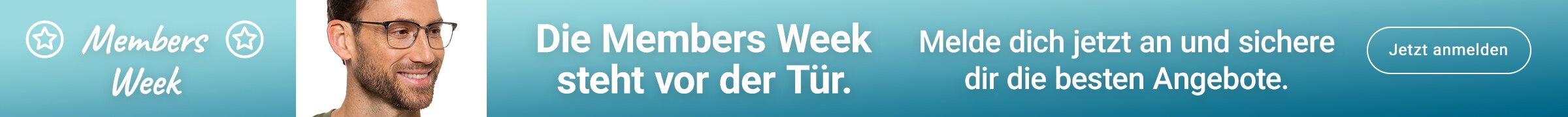 Die Members' Week steht vor der Tür. Melde dich jetzt an und sichere dir die besten Angebote. Jetzt anmelden