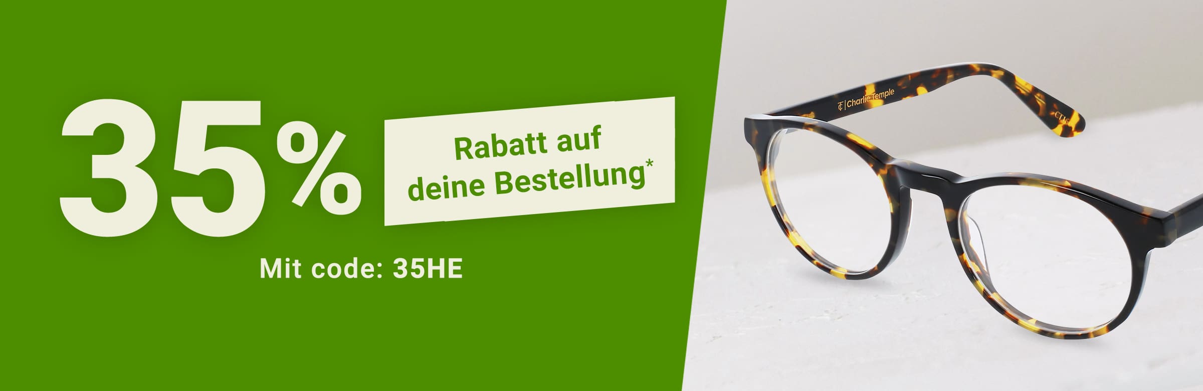 35% Rabatt auf deine Bestellung mit Code: 35HE
