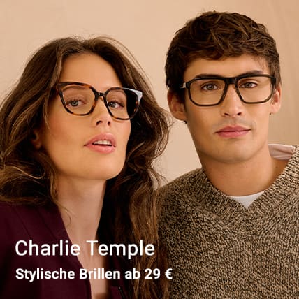Charlie Temple: Stylische Brillen ab 29€