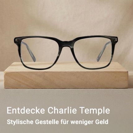 Entdecke Charlie Temple - Stylische Gestelle für weniger Geld