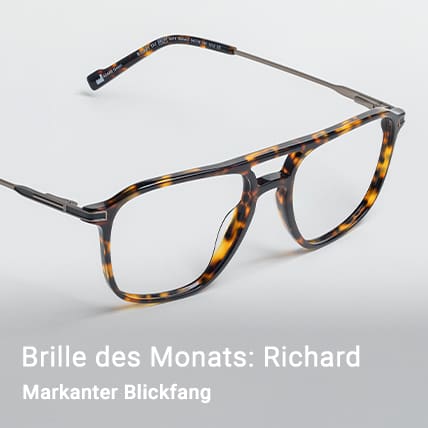 Brille des Monats: Richard - Markanter Blickfang