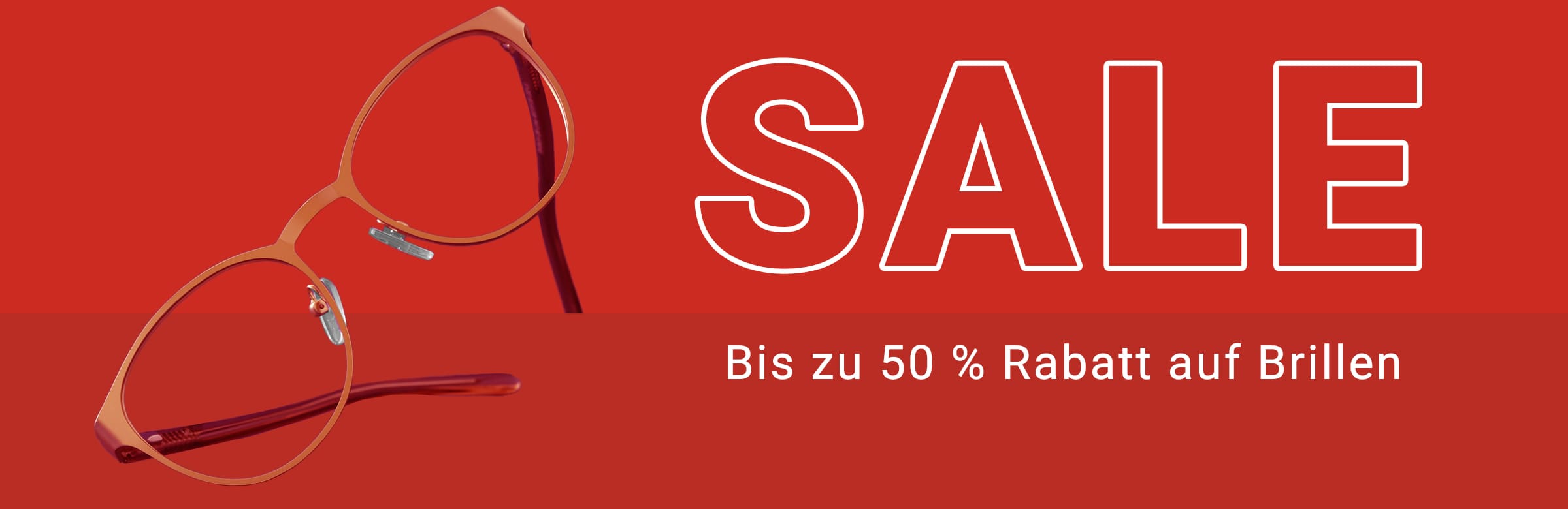 Sale: Bis zu 50% Rabatt auf Brillen