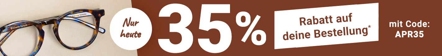 35% Rabatt auf deine Bestellung mit Code: APR35