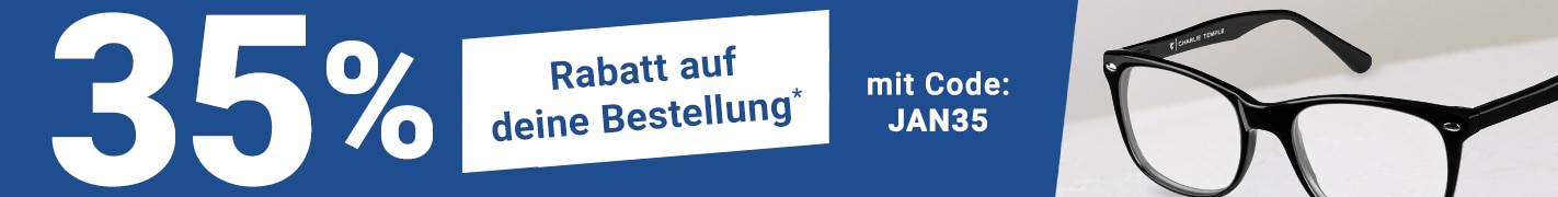 35% Rabatt auf deine Bestellung mit Code: 35JAN
