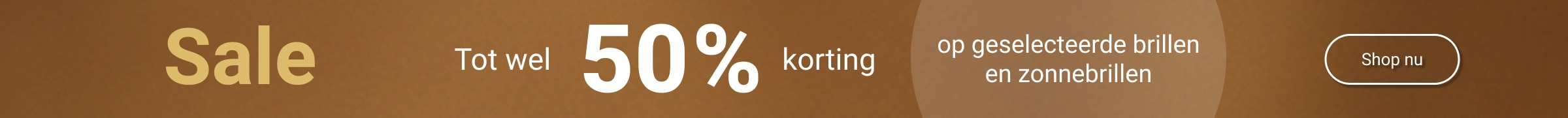 Sale: Tot wel 50% korting op geselecteerde brillen en zonnebrillen - shop nu