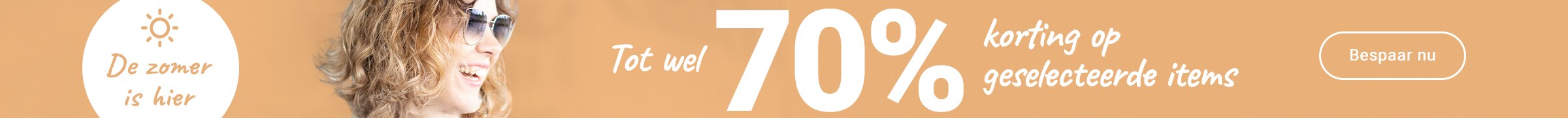 De zomer is hier: Tot wel 70% korting op geselecteerde items