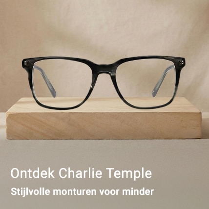 Ontdek Charlie Temple - Stijlvolle monturen voor minder