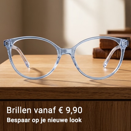 Brillen vanaf €9,90 - Bespaar op je nieuwe look
