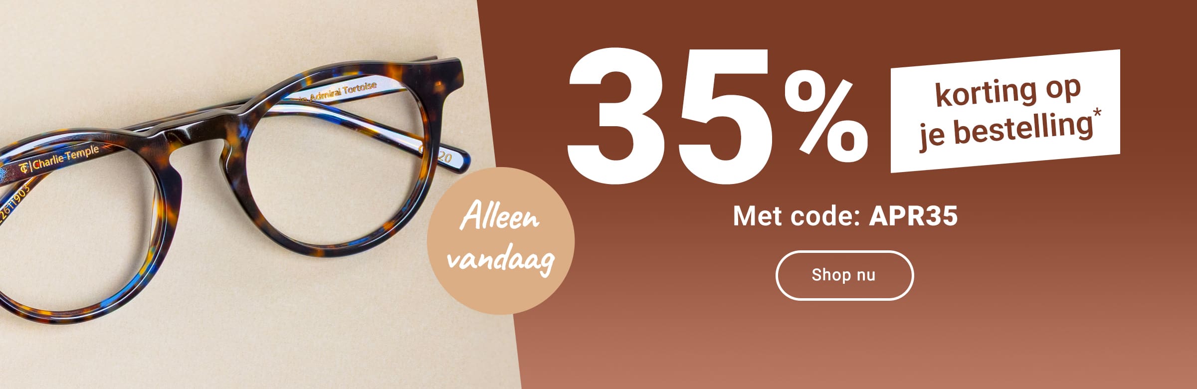 35% korting op je bestelling met code: APR35