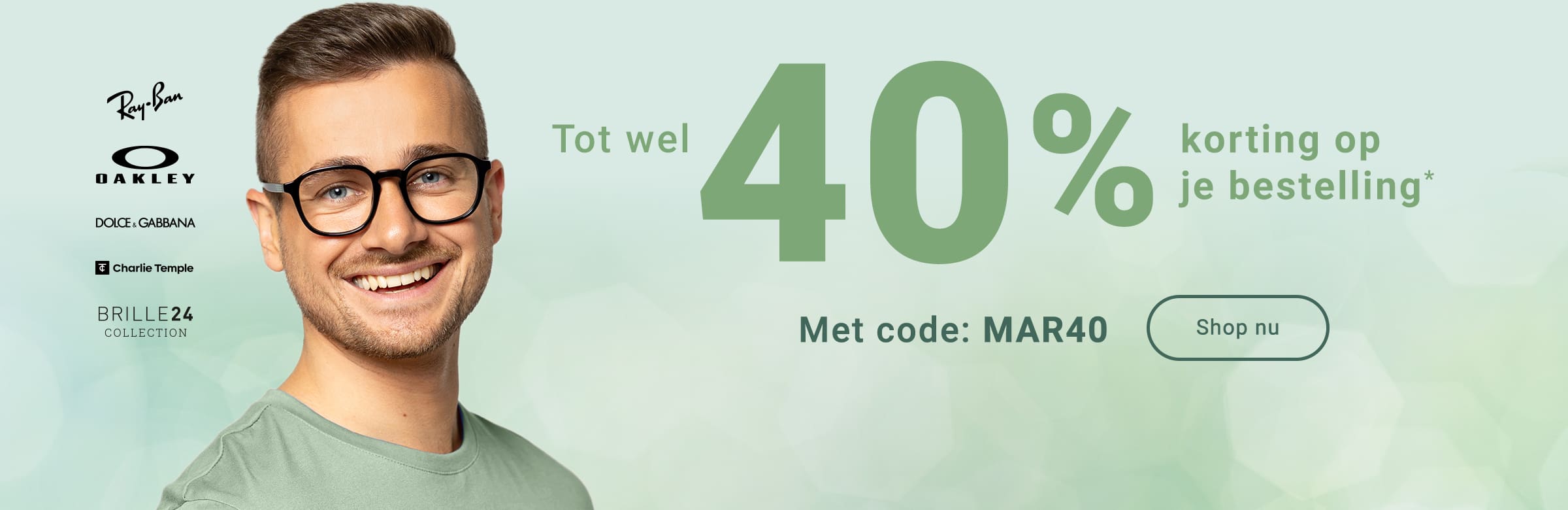 Tot wel 40% korting op je bestelling met code: MAR40