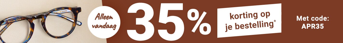 35% korting op je bestelling met code: APR35