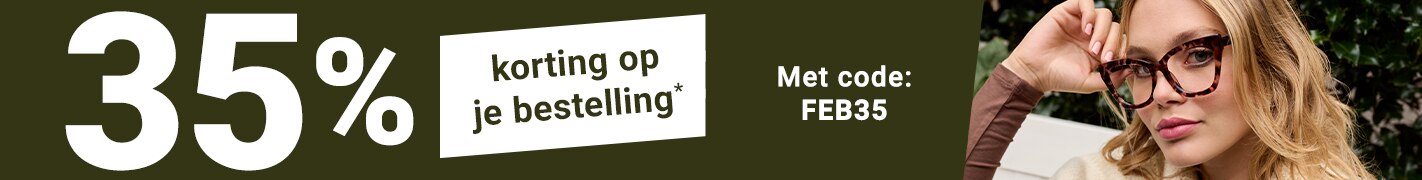 35% korting op je bestelling met code: FEB35