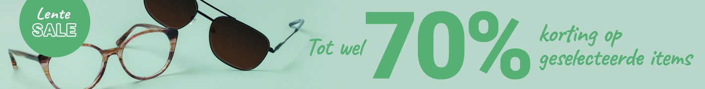 Lente sale - Tot well 70% korting op geselecteerde items - bespaar nu