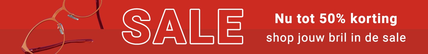 Nu tot 50% korting - shop jouw bril in de sale