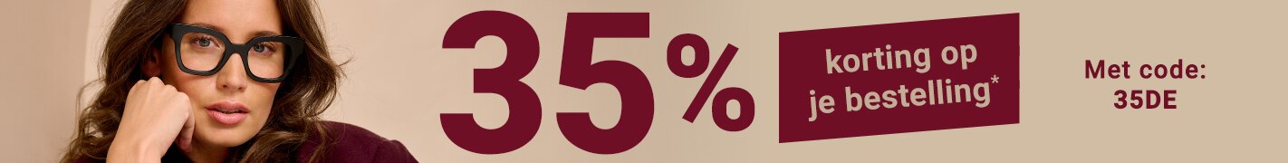 35% korting op je bestelling met code: 35DE
