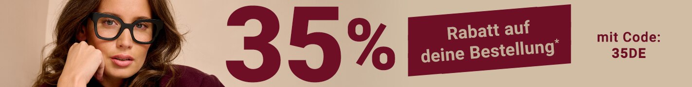 35% Rabatt auf deine Bestellung mit Code: 35DE
