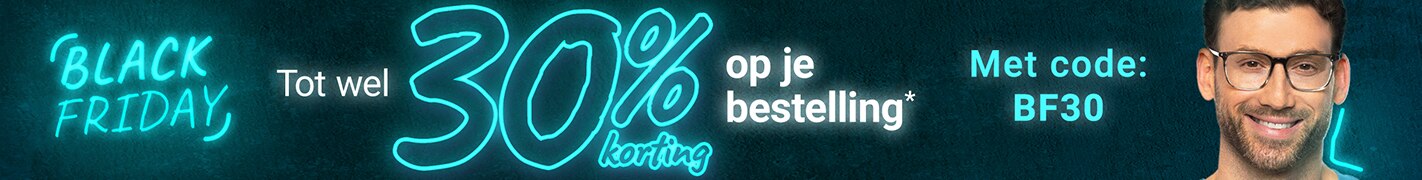 Black Friday: Tot wel 30% korting op je bestelling met code BF30